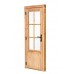 Enkele glas deur Red class wood 6 ruits 100x205 cm LD